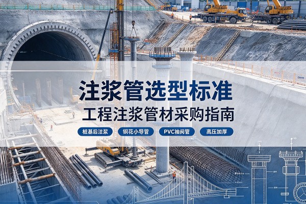 双牌注浆管选型标准